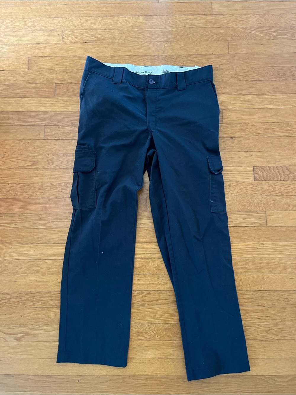 Dickies Navy Men's Cargo Pants with Side Pockets